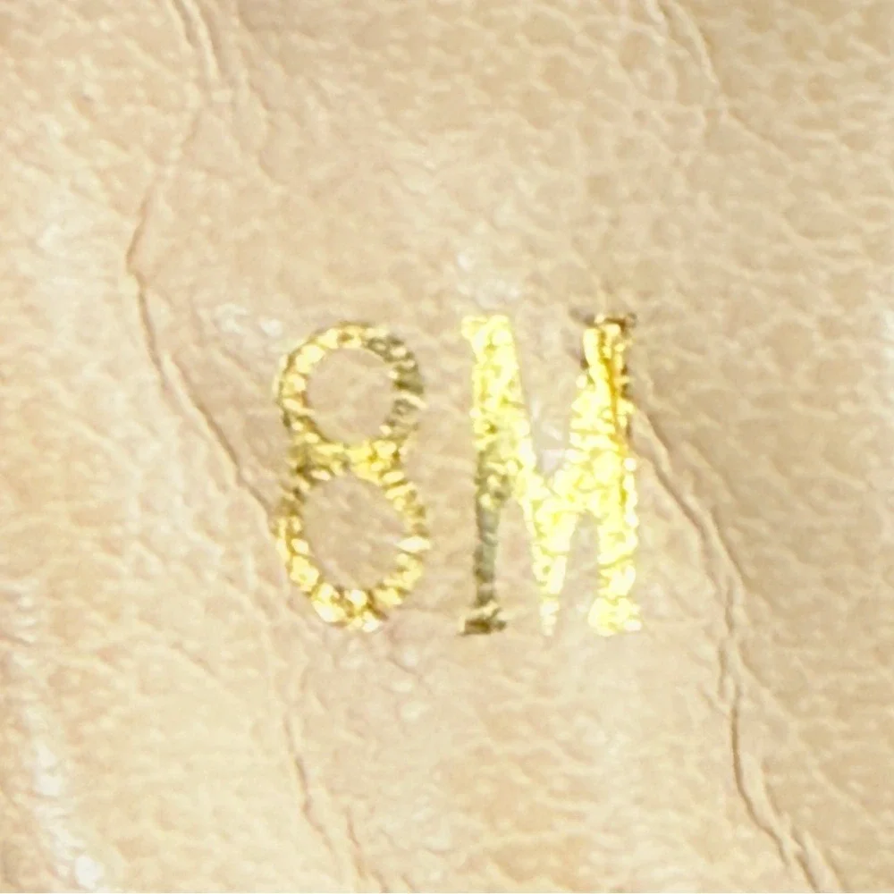 Vaneli‎ Clem Wedge Slide w Pyramid Stud trim sz 8